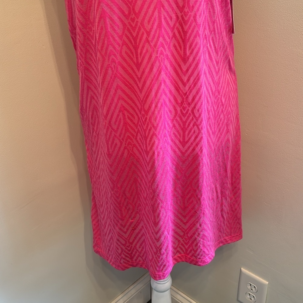 Balance Collection Geometric Pattern Braided Razor Back Cover Up Fuschia NWT - Picture 5 of 10